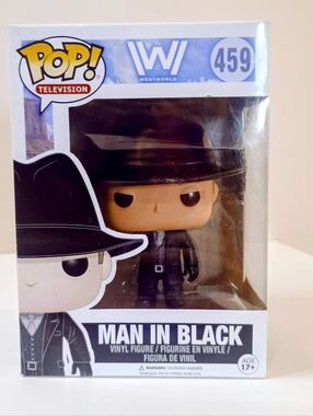 NWT Funko Pop! Television Westworld #459 Man in Black - Black Vinyl Figure